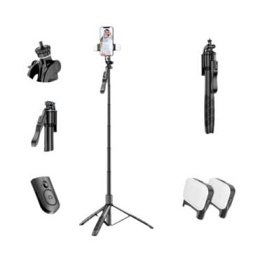 Imagem de Tripé Sem Fio Para Selfie KEELEAD L16 1530mm Dobrável Para Gopro iPhon