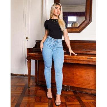 Imagem de Calça Jeans Feminina Básica Clara - NHUM STYLE, 44