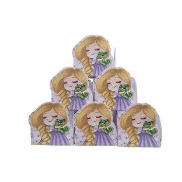 Imagem de Forminhas para Doces Tema Rapunzel baby — Decoração de Festa Infantil, Lembrancinha, Mesa de Doces Personalizada — Kit com 50 unidades