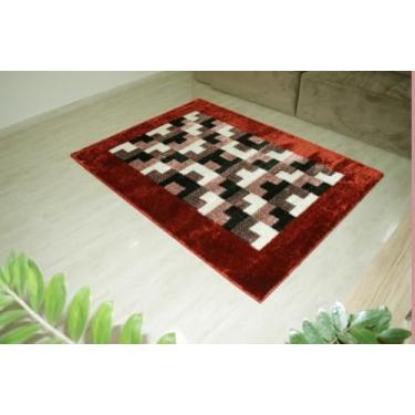 Imagem de Passadeira Life Spirit Shaggy 50mm Mosaico-2 066x230 cm