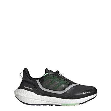 Imagem de adidas Tênis de corrida masculino Ultraboost 22 Gore-TEX, Carbono/branco nuvem/verde feixe, 8.5