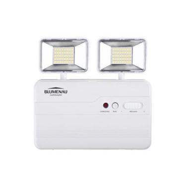 Imagem de Luminaria de Emergencia LED 2 Farois 10W 2200lm 100-240V - (40012224) 