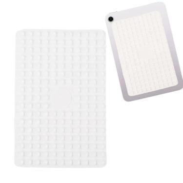 Imagem de Rookii Suporte de silicone para tablet com ventosa, suporte de telefone para duche, espelho de brinquedo de mãos livres, vídeos Tiktok e selfies. Para todos os tamanhos de iPad de 13,7 cm x 21,1 cm