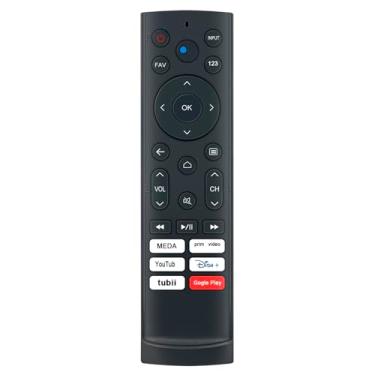 Imagem de Controle remoto IR de substituição compatível com Hisense Smart TV 75U7G 55U78G 65U8G 65U78G 55U7G 75U9DG 55U88G 75U78G 65U7G 65U8G 55U8G 75A68FUA 55U6FUA 75U72FUA 75U72FUA 55A68 FUA 65U6FUA (sem voz)