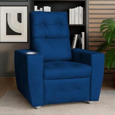 Imagem de Poltrona Idoso Reclinável 3 Posições Magazine Marinho