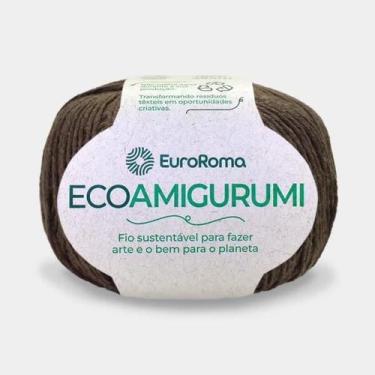 Imagem de Linha Ecoamigurumi Novelo 254 Metros 516TEX Euroroma Fio 8/7, 1100 Mar