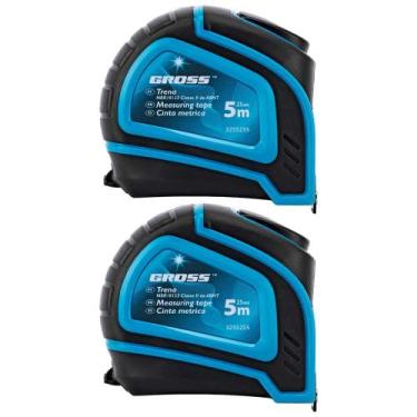 Imagem de Kit Trena Fita Aço 05 M X 25mm Emborrachada/Magnética 3255255 2 Un - G