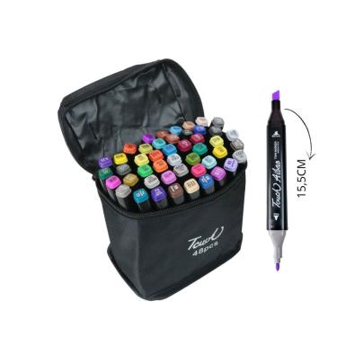 Imagem de Jogo De Canetinhas Com Pontas Duplas 60 Unidades