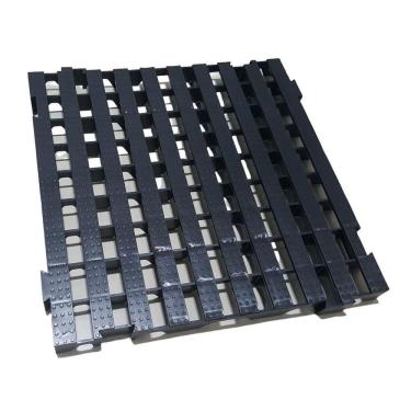 Imagem de Pallet Palete Estrado Plástico 50X50Cm Preto 4Pcs