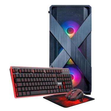 Imagem de Pc gamer redragon i3 9100 gt1030 2gb memória 8gb ssd 240gb
