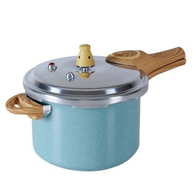 Imagem de Panela de Pressão Preassure Ceramic Life Brinox 4,2 Litros com Fundo de Indução Verde