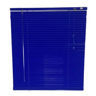 Imagem de Persiana Horizontal Aluminio 25Mm Azul 140 L X 160 A Cm