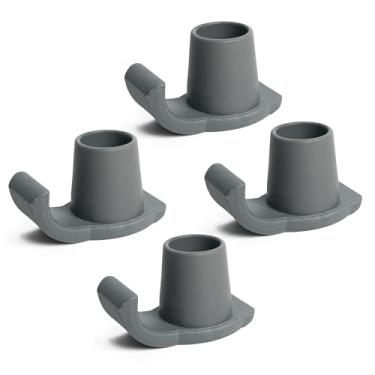 Imagem de LandTale Walker Skis Glides pacote com 4 para andadores dobráveis, Walker Glides para idosos, acessórios essenciais para caminhantes, acessório de auxílio à mobilidade para idosos