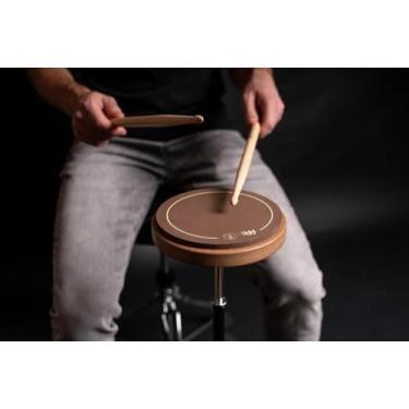 Imagem de Pad de Estudo Meinl Stick - Brush 06 SB508 Practice Pad tamanho grande luxo com borracha siliconada