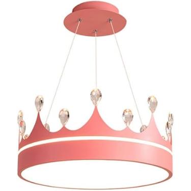 Imagem de Lustre de quarto para meninas - Luminária pendente decorativa fofa Luzes decorativas disponíveis Jardim de infância Sala de aula Quarto Três cores para escolher, decoração moderna