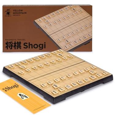 Imagem de Yellow Mountain Imports Shogi Japanese Chess Magnetic Travel Game Set - 9.6-Inch