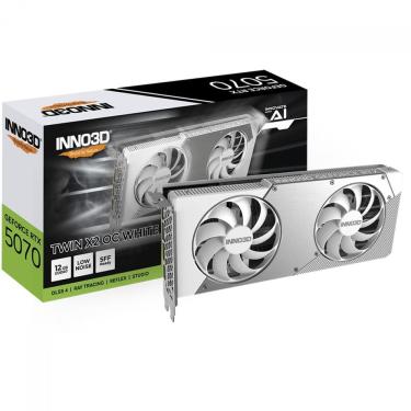 Imagem de Gpu INNO3D Geforce RTX 5070 TWIN X2 OC White 12GB 192BITS GDDR7 N50702-12D7X-195064W