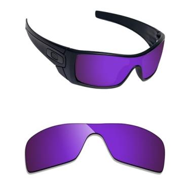 Imagem de Alphax Lentes de reposição Plasma Purple espelhadas Elite polarizadas para óculos de sol Oakley Radar Plate OO9495D