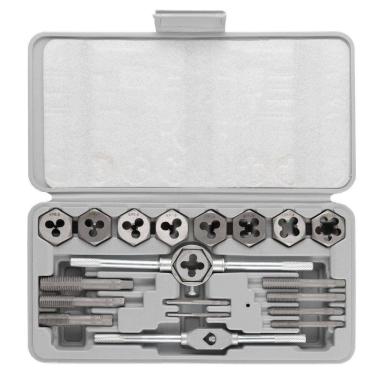 Imagem de Jogo De Macho E Tarraxa Cossinete Maleta 20 Peças Para Rosca