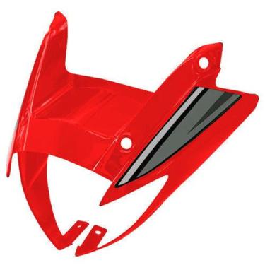 Imagem de Carenagem Farol Xt 660 Vermelha Com Adesivo Prata Com Cinza - S Parts,