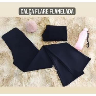 Imagem de Calça Flare Flanelada - Rangels moda fitness 