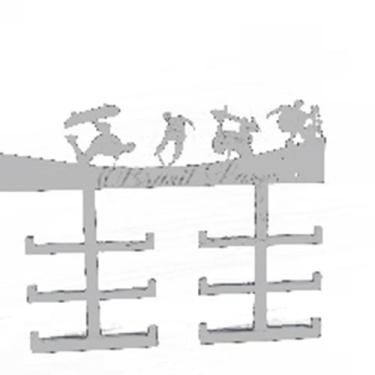 Imagem de Porta Medalhas Branco Skate Sk8 Skatista Preto Suporte MDF Personaliza