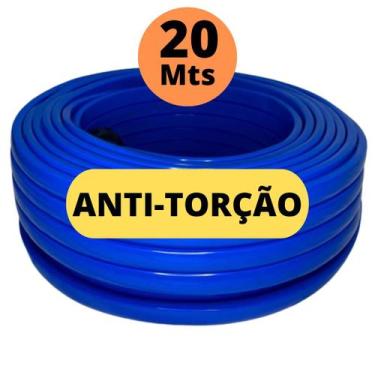 Imagem de Mangueira 20 METROS ANTI-TORÇÃO Chata Resistente Reforçada Não Dobra -