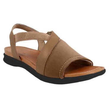 Imagem de Sandália Usaflex Plataforma Bicolor Feminino