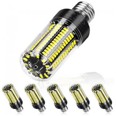Imagem de Lâmpadas LED tipo milho 30W 6 unidades, equivalentes a 300W, 3520 lúmens super brilhantes, luz diurna 6000K, base E26/E27