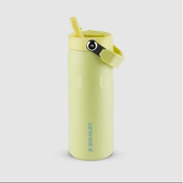 Imagem de GARRAFA STANLEY TÉRMICA AEROLIGHT FLIP STRAW 473ML AMARELO POMELO 08634-00
