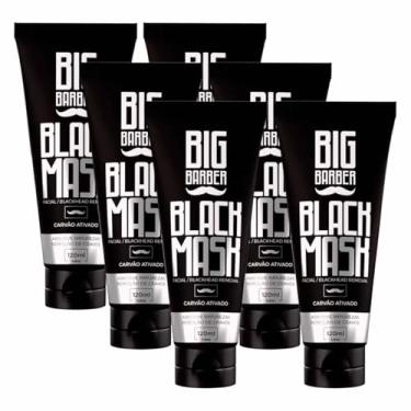 Imagem de Kit 6x Removedor De Cravos Limpa Poros Black Mask Big Barber