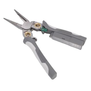 Imagem de FTVOGUE Descascador de Fios 8 Em 1 Com Testador de Tensão, Ferramenta Multifuncional para Eletricista para Corte de Cabos, Decapagem, Crimpagem, Medição de Potência, Pequeno e Portátil