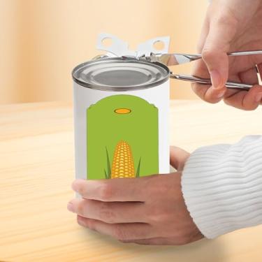Imagem de Abridores de latas manuais, abridor de garrafas, borda lisa resistente para idosos, abridor de lata portátil, abridor de cerveja com boa aderência, aço inoxidável abrelatas, itens de cozinha, prata