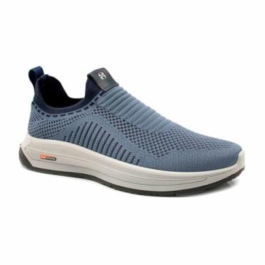 Imagem de Tênis Masculino Knit Etron Elástico Sem Cadarço Ferricelli (Blue/Marinho, BR, Adulto, Numérico, 44)