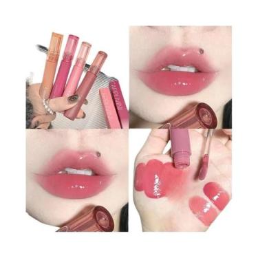 Imagem de Batom Líquido Matte com Efeito Gloss - Maquiagem para Mulheres, Tamanh