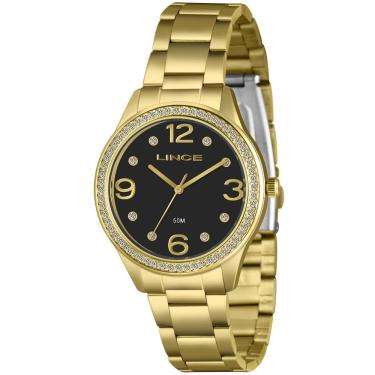 Imagem de Relógio Lince Feminino Ref: Lrgj172l38 P2kx Casual Dourado