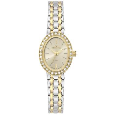 Imagem de Relógio Technos Feminino Ref: 2035nah/1d Bracelete Oval Bicolor