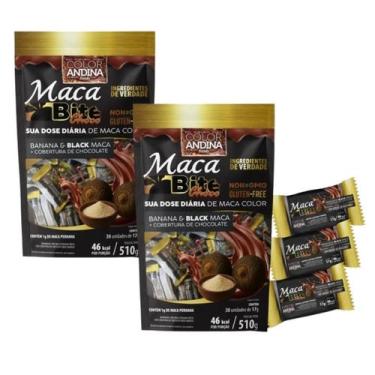 Imagem de Doce Energético de Banana e Macca Perua na Preta com Cobertura de Choc