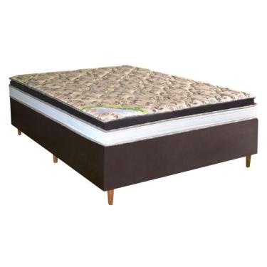 Imagem de Colchão Casal D33 Dallas + Base 138x188x60 - Bom Pastor