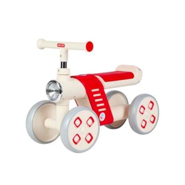 Imagem de Mini Bicicleta de Equilíbrio Infantil com 4 Rodas, Vermelha, para Crianças Bicicletas Infantis Sem Pedal, Bicicletas de Asfalto
