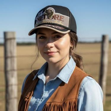 Imagem de Boné Country Preto Agro Brabus Nelory Unissex - NoBrand