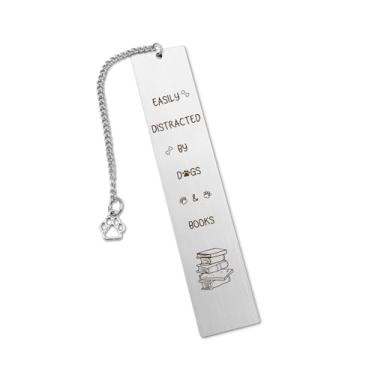 Imagem de Presentes para mãe e pai para mulheres, presentes para amantes de cães, lindos marcadores de livros, acessórios exclusivos, aniversário, Natal, Dia das Mães, ideia de presente para donos de animais de