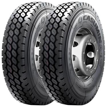 Imagem de KIT 2 Pneus Casumina BS661H 10.00-20 Aro 20 146/143K TT 18 Lonas Misto
