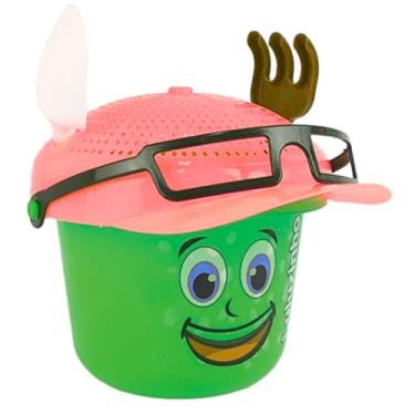 Imagem de Kit de Praia Infantil com Balde, Brinquedos para Areia, Diversão na Praia e Parque alça oculos (Verde)