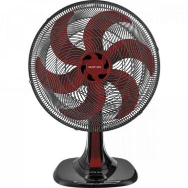 Imagem de Ventilador De Mesa 40cm 220V Turbo6 Vermelho Ventisol