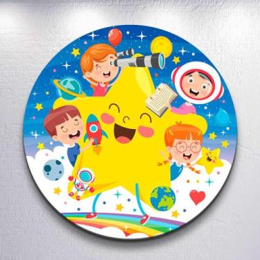 Imagem de Festa Infantil Decoração Dia Das Crianças Painel Capa Sublimada Redond