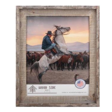 Imagem de Porta-retratos Wood Side Orbis Rustic Barnwood 20x28 cm