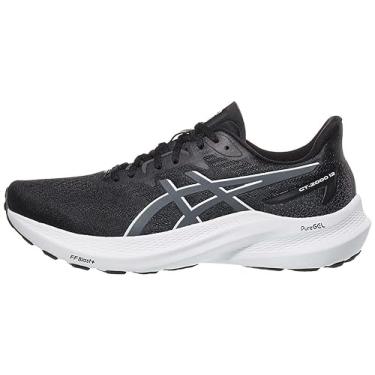 Imagem de ASICS Sapatos masculinos GT-2000 12, Preto/cinza, 8