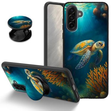 Imagem de AIRWEE Capa de TPU macia para Samsung Galaxy A36 5G, capa fina com suporte, proteção contra quedas, absorção de choque, carregamento sem fio, capa para celular compatível com Galaxy A36 5G de 6,7