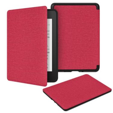 Imagem de Akacy Capa para Kindle de 7 polegadas 12 Geração (2024, modelos SA568B e SA569P). Capa traseira de borracha TPU de silicone flexível e fina, fina, com cantos reforçados (15)